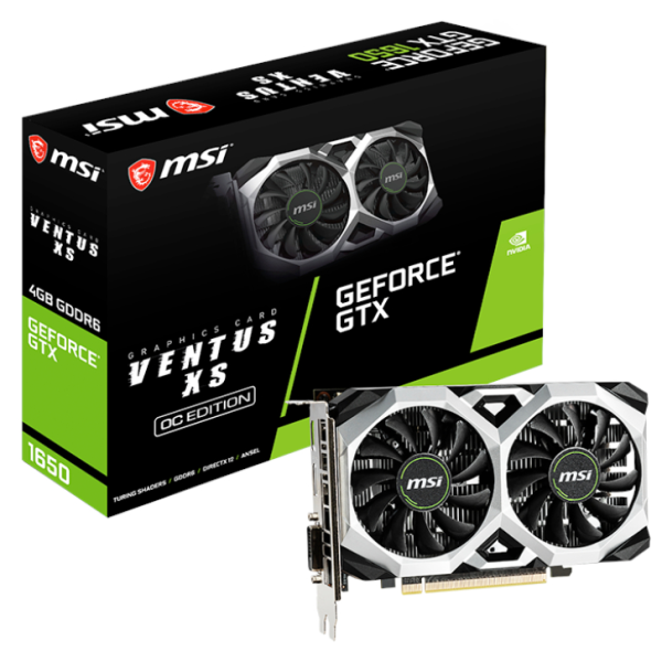 GTX 1650 D6 VENTUS XS OC 4GB GDDR6 128-BIT Graphics Card