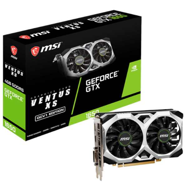 GTX 1650 D6 VENTUS XS OCV1 4GB GDDR6 128-BIT Graphics Card