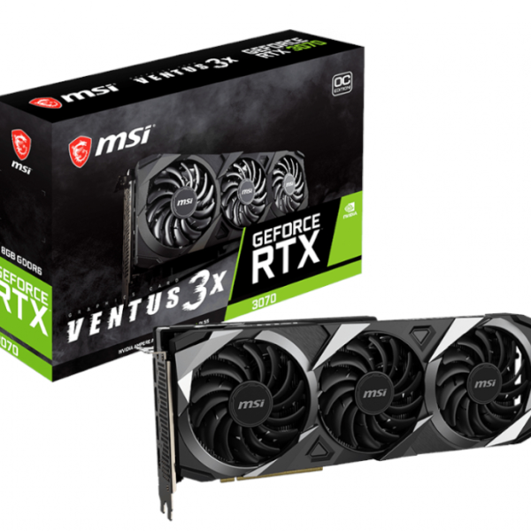 RTX 3070 Ventus 3X OC 8GB LHR GDDR6 256-BIT Graphics Card