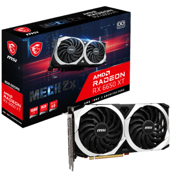 RX6650 XT MECH 2X 8G OC GDDR6 128-Bit Graphics Card