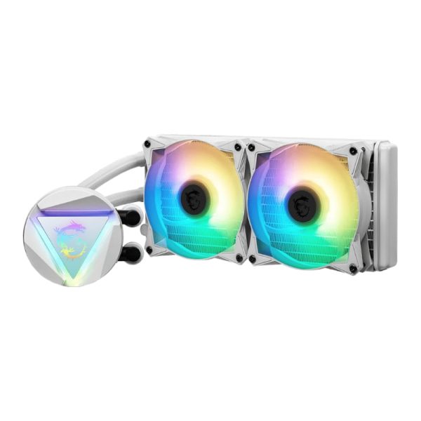 MSI MAG CoreLiquid 240mm ARGB Liquid CPU Cooler V2-White