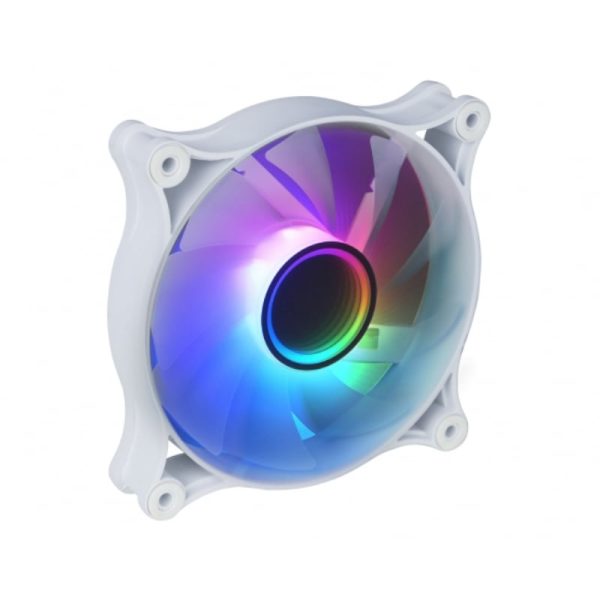 Raidmax NV-IT120FW 120mm ARGB Case Fan – White