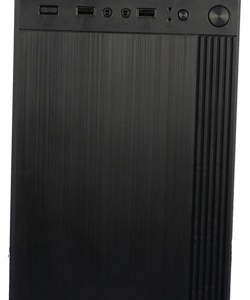 UniQue C240BS M-ATX Tower Case with PSU Black