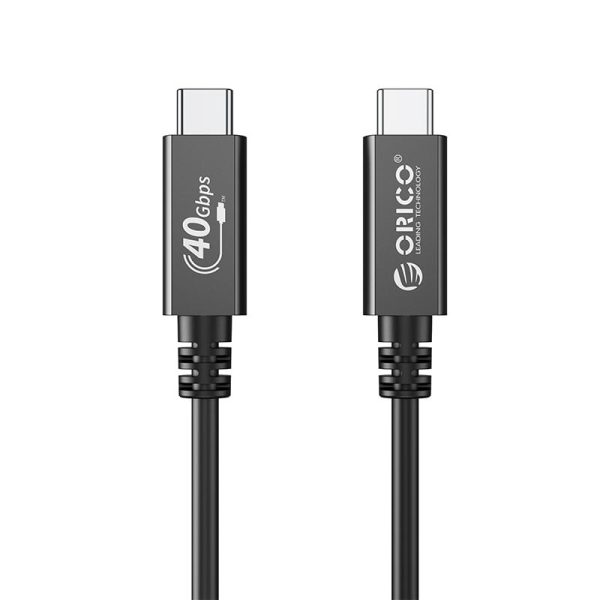 ORICO CBL USB 4.0 DATA CABLE Type-C to Type-C PD100W |TB3 Compatible | 40Gbps | 0.8m