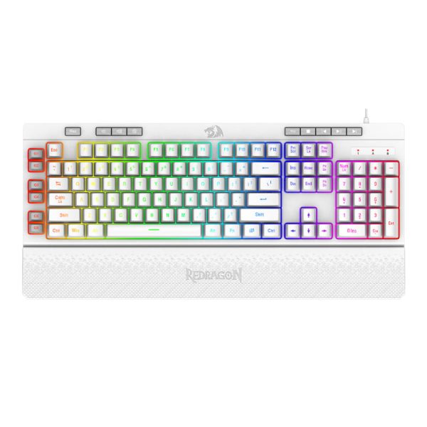 REDRAGON SHIVA Membrane Keyboard – White