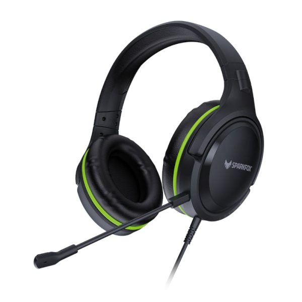 Sparkfox X-Box Series-X|S SF11 Stereo Headset (PS4/PS5|XBOX ONE/S/X) – Black and Green