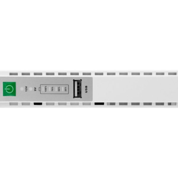 12VDC 8.8Ah 17W Micro UPS with USB and PoE Output