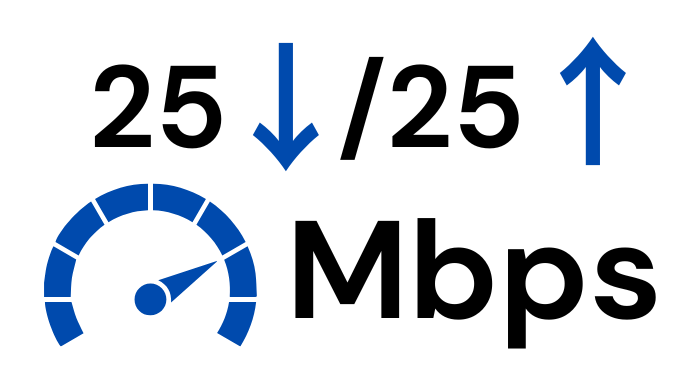 MetroFibre 25-25 Mbps
