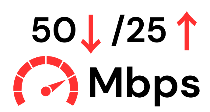 Vodacom 50-25 Mbps