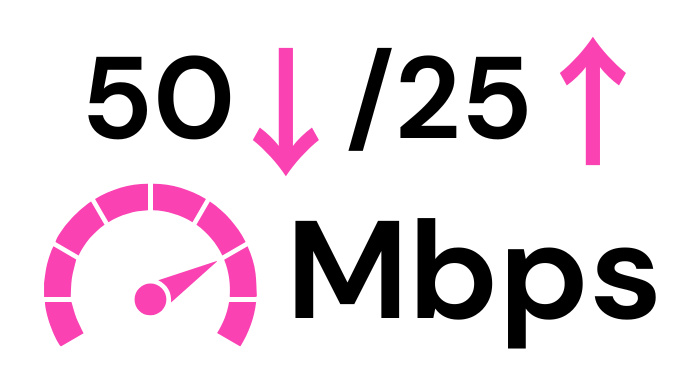 Vuma 50-25 Mbps