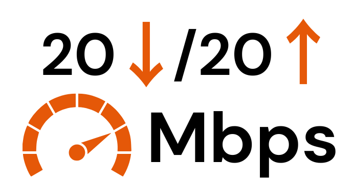Zoom 20-20 Mbps